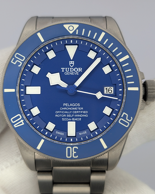 2023 Tudor Pelagos 42MM Blue Dial Titanium Bracelet (M25600TB-0001)