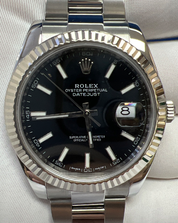 2017 Rolex Datejust 41MM Black Dial Oyster Bracelet (126334)