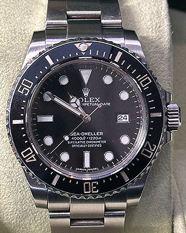 2014 Rolex Sea-Dweller 4000 40MM Black Dial Steel Bracelet (116600)