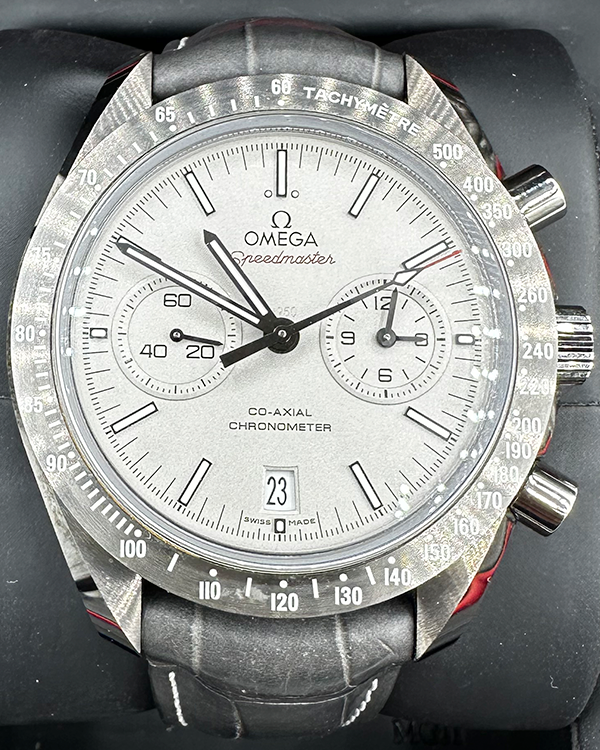 Omega Speedmaster "Grey Side Of The Moon" 44.25MM Grey Dial Leather Strap (311.93.44.51.99.001)