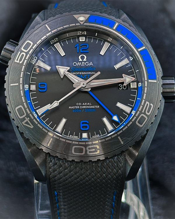 Omega Seamaster Planet Ocean 600M 45.5MM Black Dial Textile Strap (215.92.46.22.01.002)