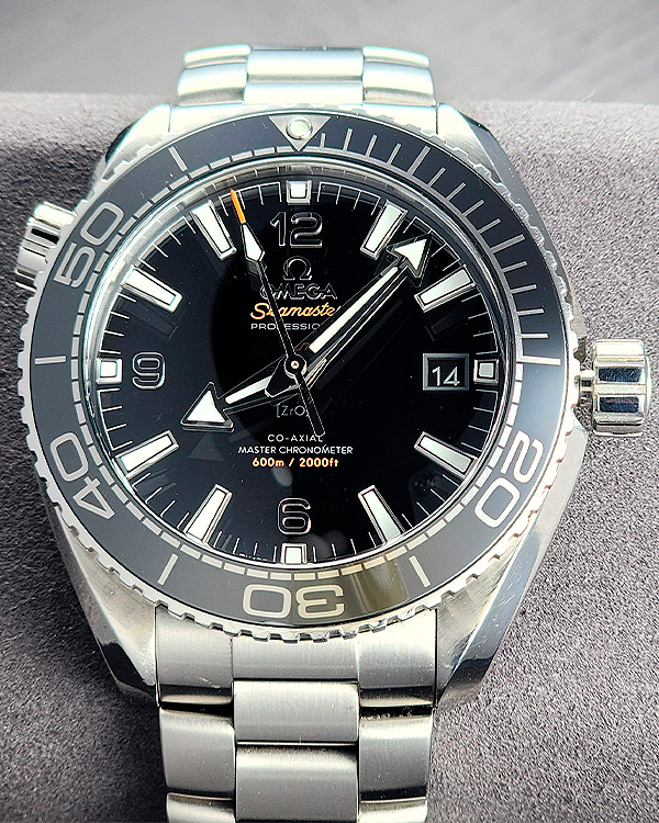 2023 Omega Seamaster Planet Ocean 43.5MM Black Dial Steel Bracelet (215.30.44.21.01.001)