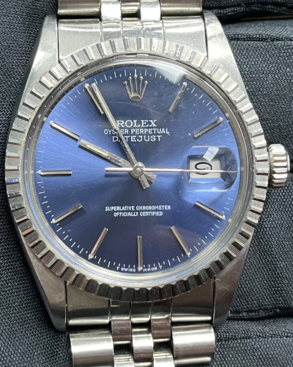 Rolex Datejust 36MM Blue Dial Jubilee Bracelet (16030)