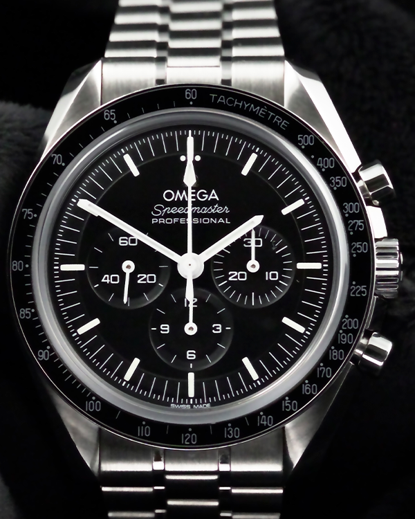 Omega Speedmaster Professional Moonwatch 42MM Black Dial Steel Bracelet (310.30.42.50.01.002)