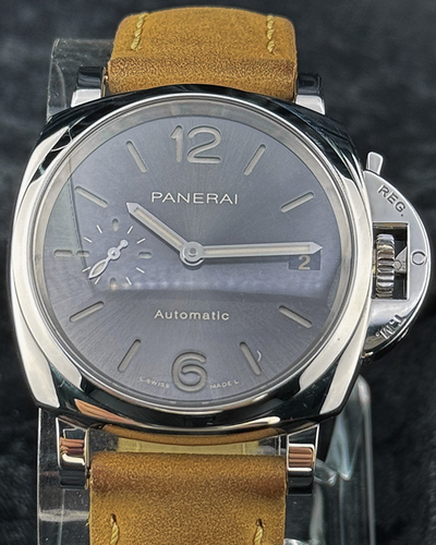 2021 Panerai Luminor Due 38MM Grey Dial Leather Strap (PAM00755)