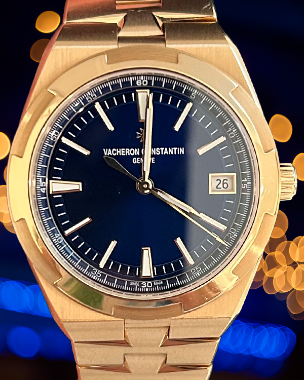 2024 Vacheron Constantin Overseas 41MM Blue Dial Rose Gold Bracelet (4520V/210R-B705)