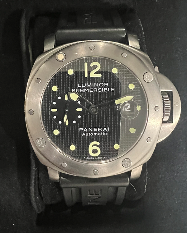 1999 Panerai Luminor Submersible Titanium Black Dial (PAM 00025) – Grailzee