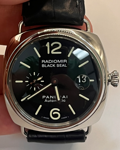 Panerai Radiomir Black Seal 45MM Black Dial Leather Strap (PAM00287)