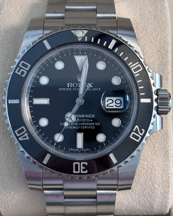 2018 Rolex Submariner Date 40MM Black Dial Oyster Bracelet (116610LN)