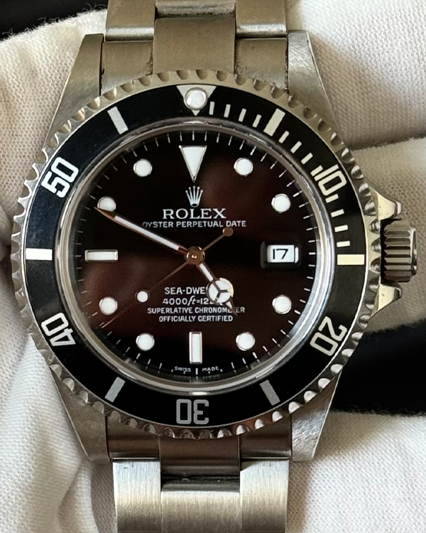 2006 Rolex Sea-Dweller 4000 40MM Black Dial Steel Bracelet (16600)