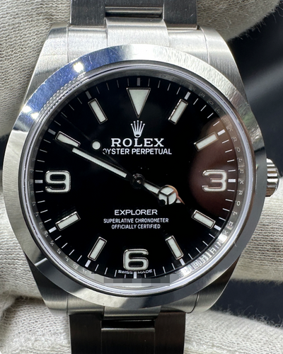 2019 Rolex Explorer 39MM Black Dial Oyster Bracelet (214270)