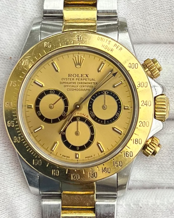 Rolex Cosmograph Daytona 40MM Two-Tone Gold Dial (16523)