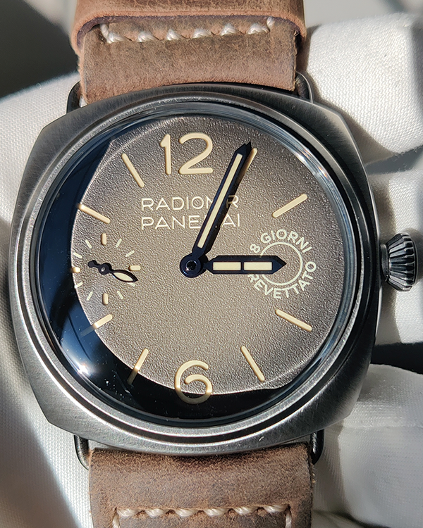 2023 Panerai Radiomir Otto Giorni 45MM Brown Dial Leather Strap (PAM01347)