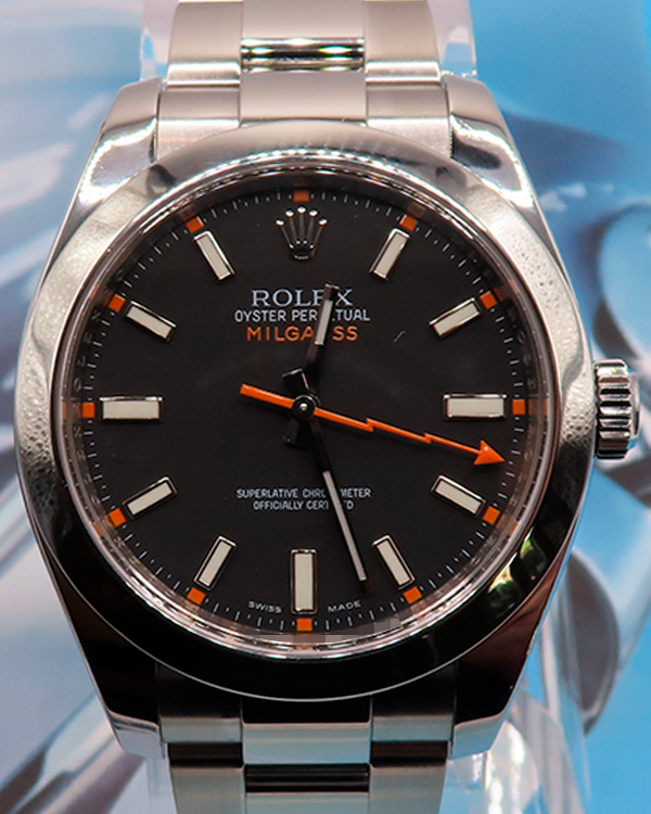 Rolex Milgauss 40MM Black Dial Oyster Bracelet (116400)