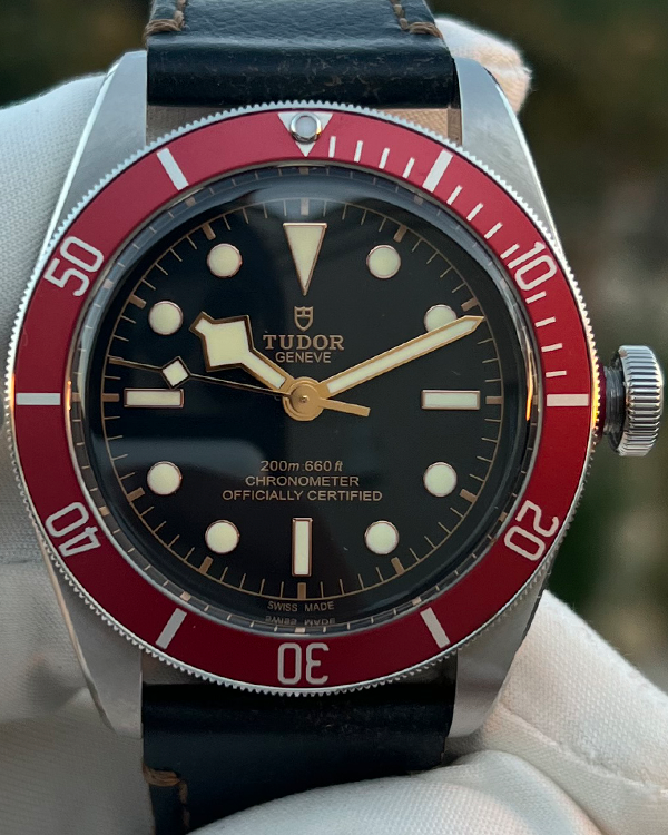 2021 Tudor Black Bay Heritage 41MM Black Dial Leather Strap (79230R)