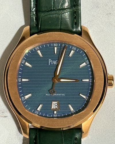 2023 Piaget Polo Date 42MM Green Dial Leather Strap (G0A47010)
