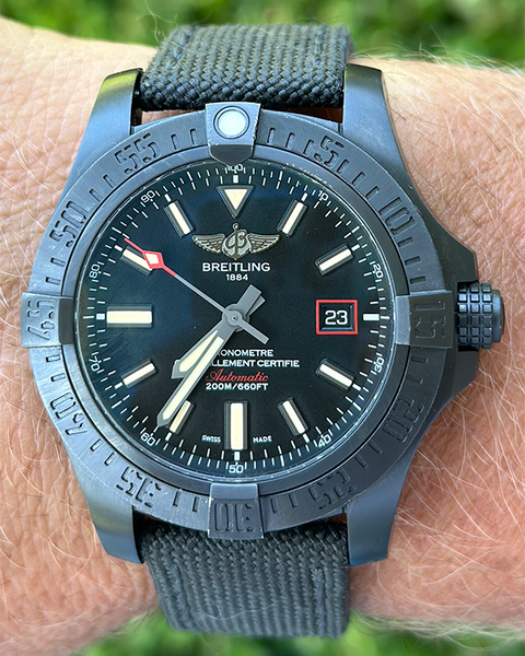 2020 Breitling Avenger Blackbird 44 Titanium Black Dial (V1731110