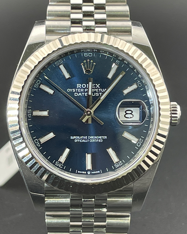 2022 Rolex Datejust 41MM Blue Dial Jubilee Bracelet (126334)