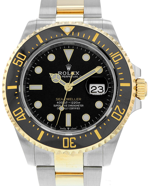 Rolex Sea-Dweller 43MM Black Dial Two-Tone Bracelet (126603)