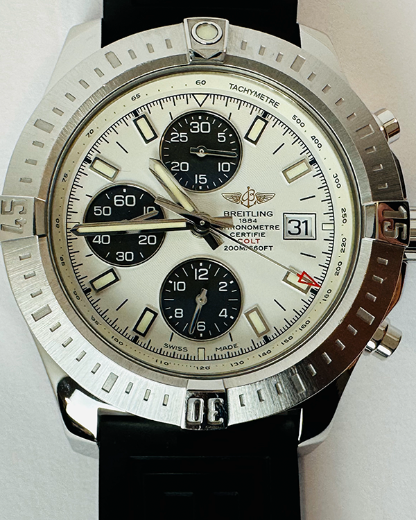 Breitling Colt Chronograph Automatic Steel White Dial (A1338811)