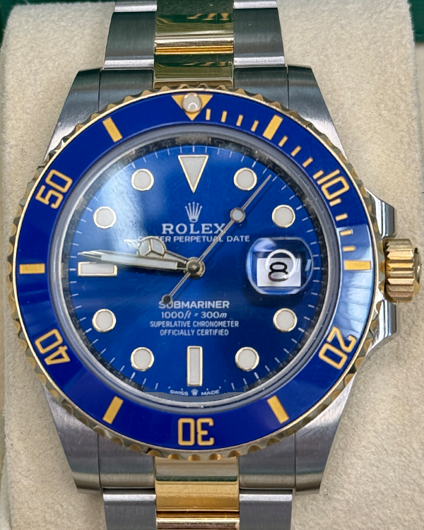 2022 Rolex Submariner Date "Bluesy" 41MM Blue Dial Two-Tone Bracelet (126613LB)