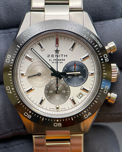 2022 Zenith Chronomaster Sport 41MM White Dial Steel Bracelet (03.3100.3600/69.M3100)