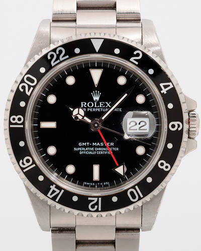 1997 Rolex GMT-Master 40MM Black Dial Oyster Bracelet (16700)