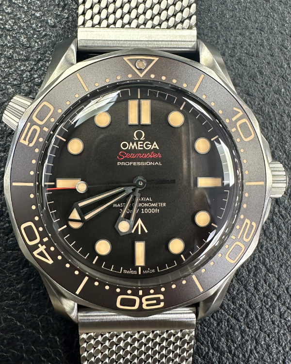 2023 Omega Seamaster Diver 300M 42MM Brown Dial Titanium Bracelet (210.90.42.20.01.001)