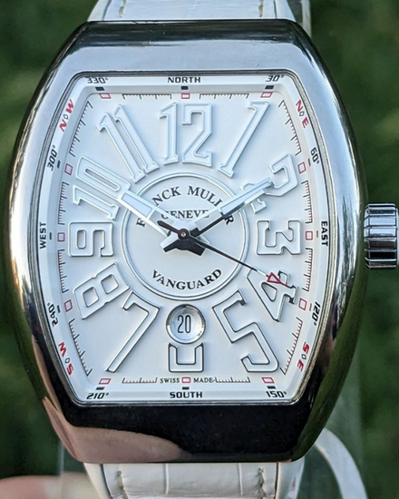 No Reserve 2016 Franck Muller Vanguard Automatic White Dial V45