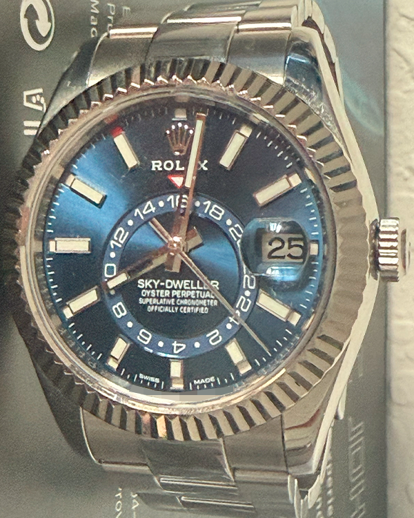 Rolex Sky-Dweller 42MM Blue Dial Oyster Bracelet (336934)