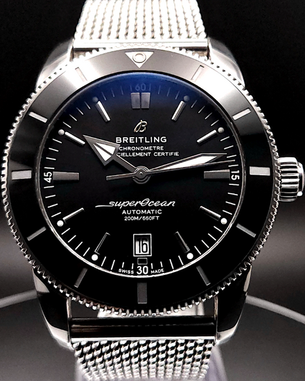 2024 Breitling Superocean Heritage II 46MM Black Dial Steel Bracelet (AB2020121B1A1)