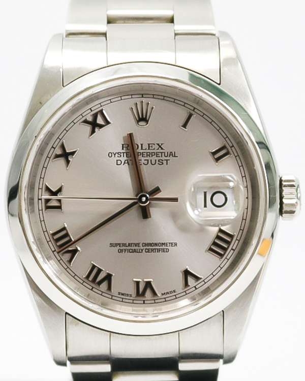 2001 (K Serial) Rolex Datejust 36MM Silver Dial Oyster Bracelet (16200)