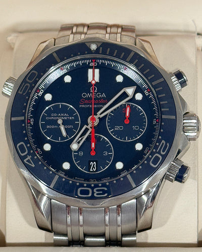 Omega Seamaster Diver 300M 44MM Blue Dial Steel Bracelet (212.30.44.50.03.001)