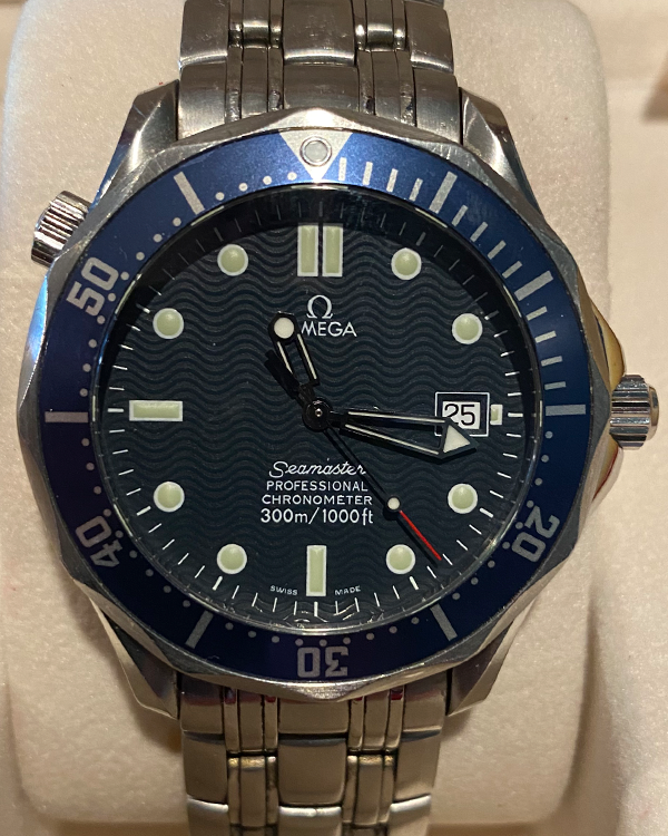 2004 Omega Seamaster Diver 300M 41MM Blue Dial Steel Bracelet (2531.80.00)