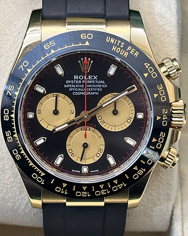 Rolex Cosmograph Daytona "Paul Newman" 40MM Black Dial Oysterflex Strap (116518LN)