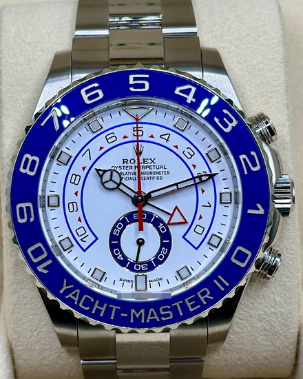 2020 Rolex Yacht-Master II 44MM White Dial Oyster Bracelet (116680)