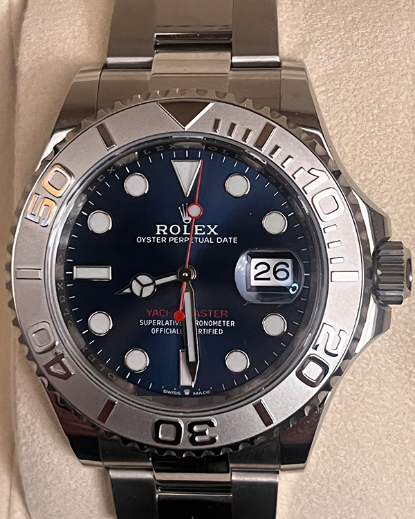 2021 Rolex Yacht-Master 40MM Blue Dial Oyster Bracelet (126622)