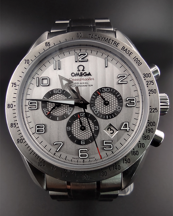 2014 Omega Speedmaster Broad Arrow 44.25mm Silver Dial Steel Bracelet (321.10.44.50.02.001)