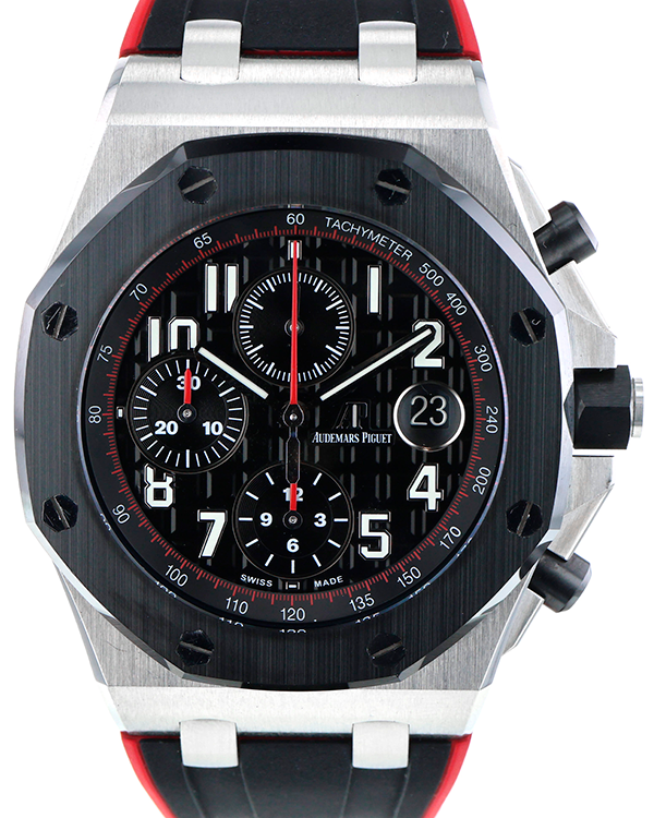 Audemars Piguet Offshore Chronograph "Vampire" 42MM Black Dial Rubber Strap (26470SO.OO.A002CA.01)