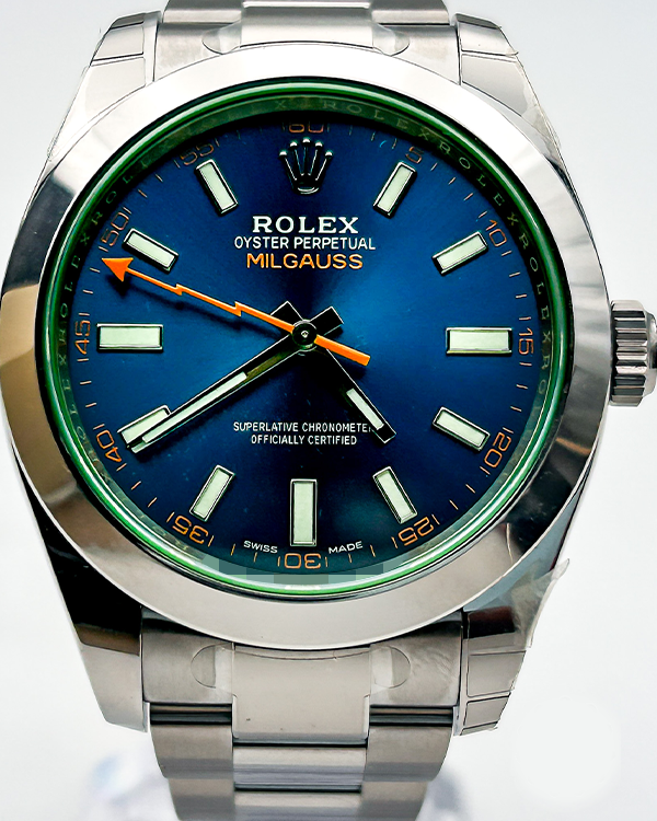 2022 Rolex Milgauss Oystersteel Blue Dial (116400GV)