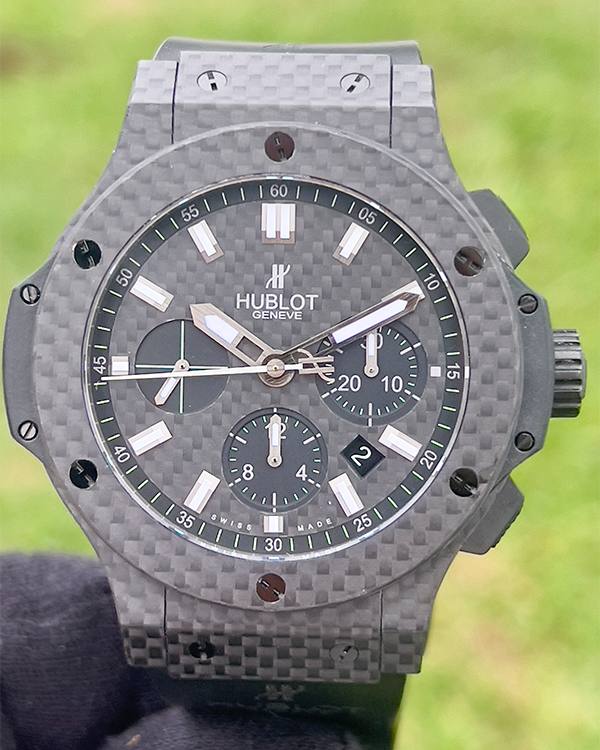 Hublot Big Bang 44MM Black Dial Rubber Strap (301.QX.1724.RX)