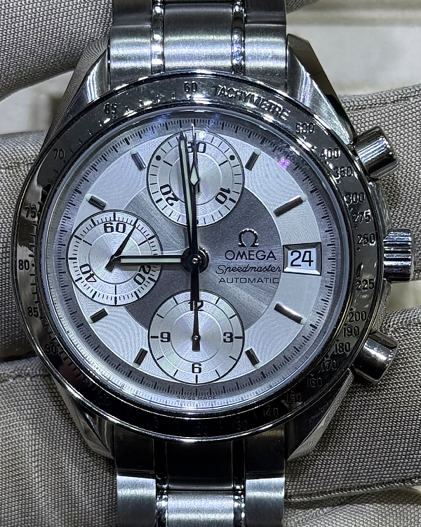 Omega Speedmaster Date 39MM Silver Dial Steel Bracelet (3513.30.00)