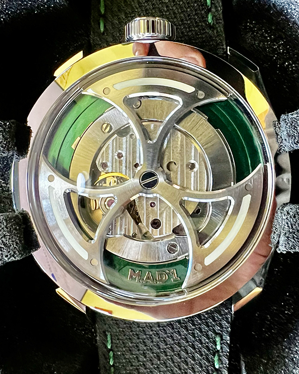 2024 MB&F MAD 1 Green Edition 42MM Skeleton Dial Leather Strap (M.A.D. 1)