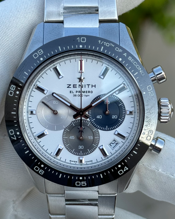 2022 Zenith Chronomaster Sport 41MM White Dial Steel Bracelet (03.3100.3600/69.M3100)