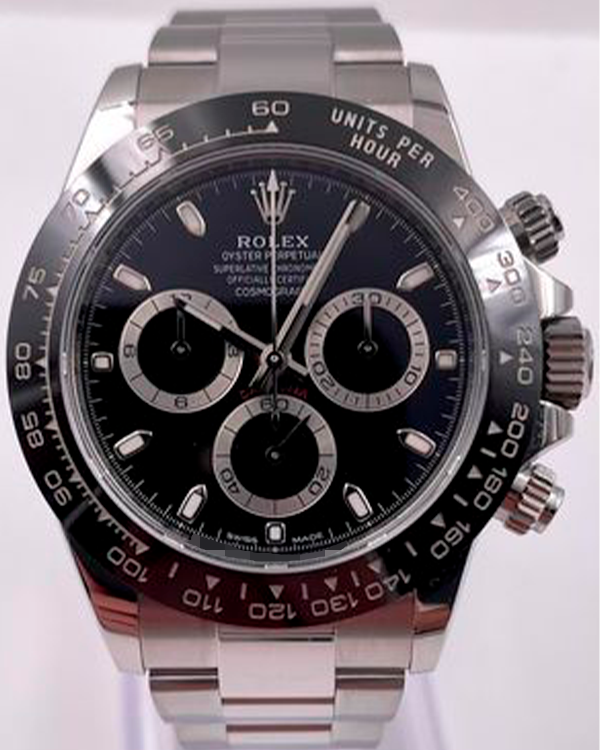 2019 Rolex Cosmograph Daytona 40MM Oystersteel Black Dial (116500LN)