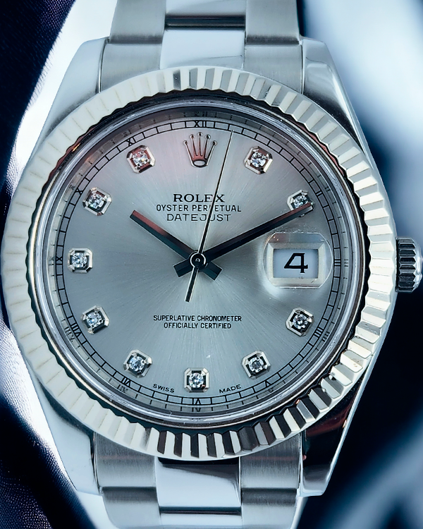 2023 Rolex Datejust II 41MM Grey Dial Oystersteel Bracelet (116334)