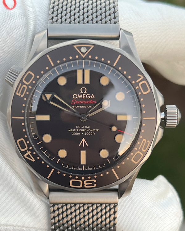 Omega Seamaster Diver 300M Chronometer "007 James Bond Edition No Time To Die" Steel Brown Dial (210.90.42.20.01.001)