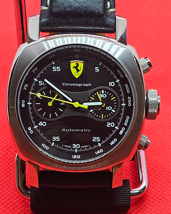 2009 Panerai Ferrari Scuderia 45MM Blak Dial Strap Leather (FER00008)