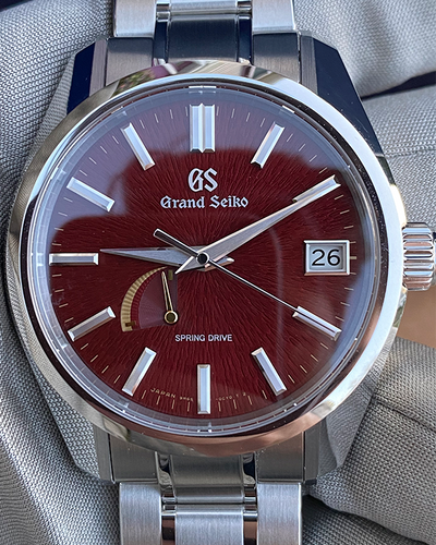 2024 Grand Seiko Heritage USA Limited Edition 40MM Deep Red "Katana" Dial Steel Bracelet (SBGA493G)