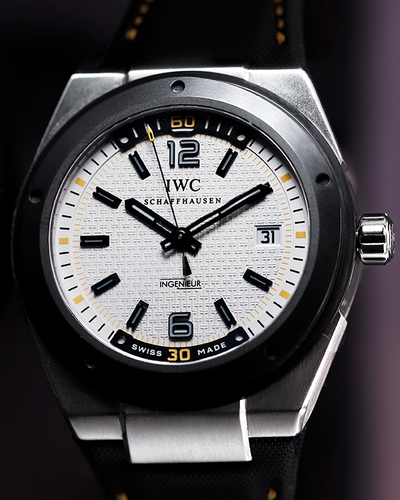 IWC Ingenieur Automatic Limited Edition 44MM White Dial Textile Strap (IW323402)